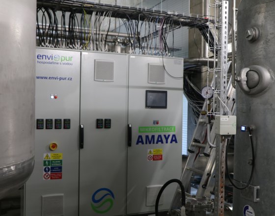 Membránová úpravna vody Amaya.