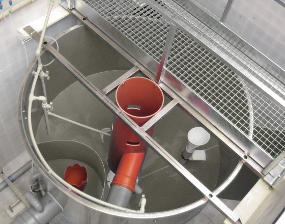 Dosazovací nádrž čistírny