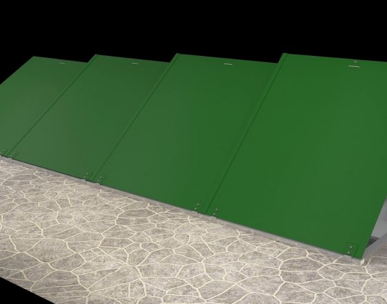 Zastropení čistírny