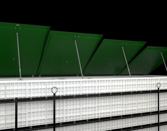 Zastropení čistírny