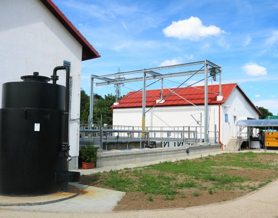 Zásobní nádrž na síran železitý