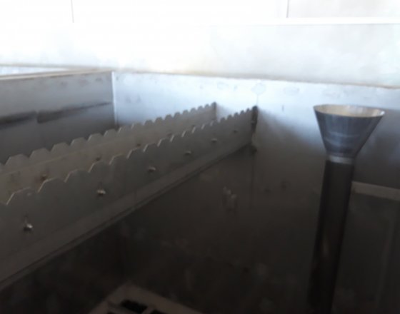 Otevřený nerezový filtr